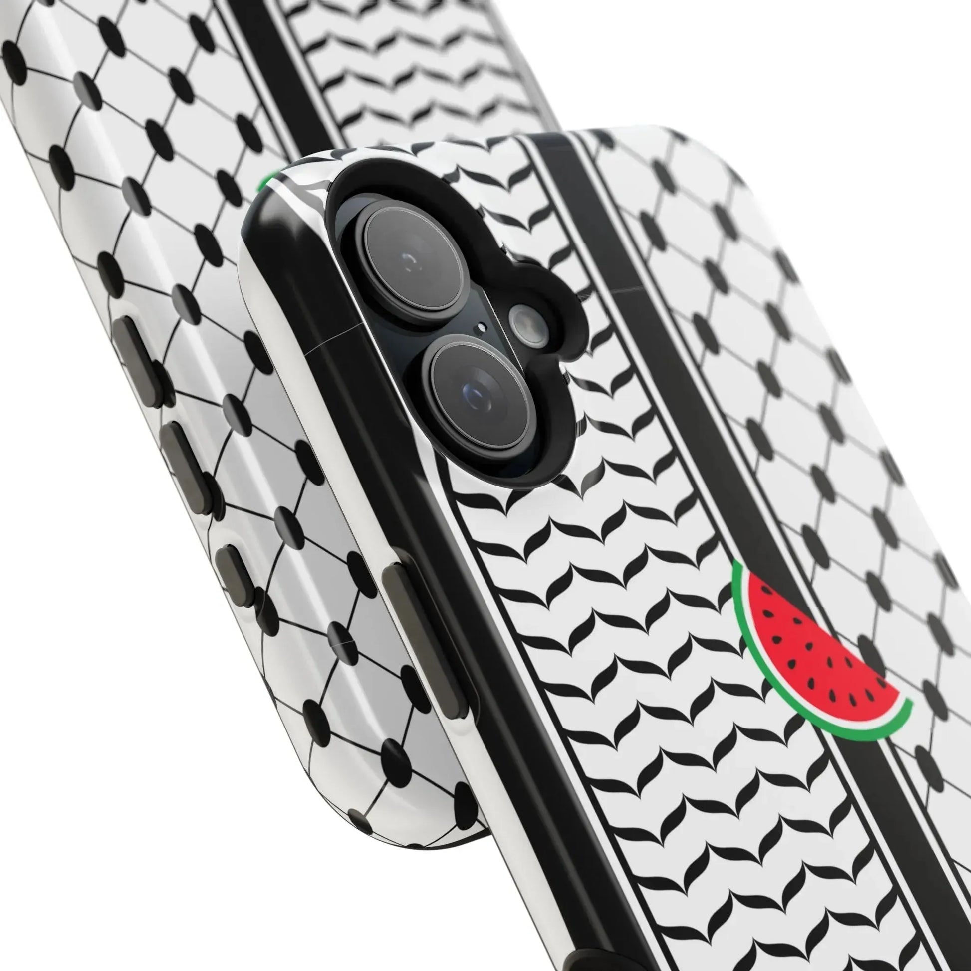 Kufieh Geometric Design Iphone Magnetic Tough Case book cover