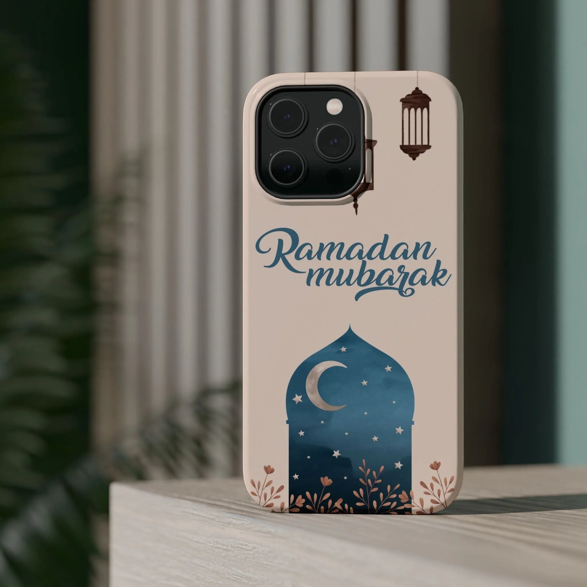 Ramadan Mubarak Design - Iphone Magnetic Tough Case book cover
