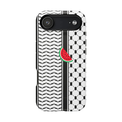Kufieh Geometric Design Iphone Magnetic Tough Case book cover