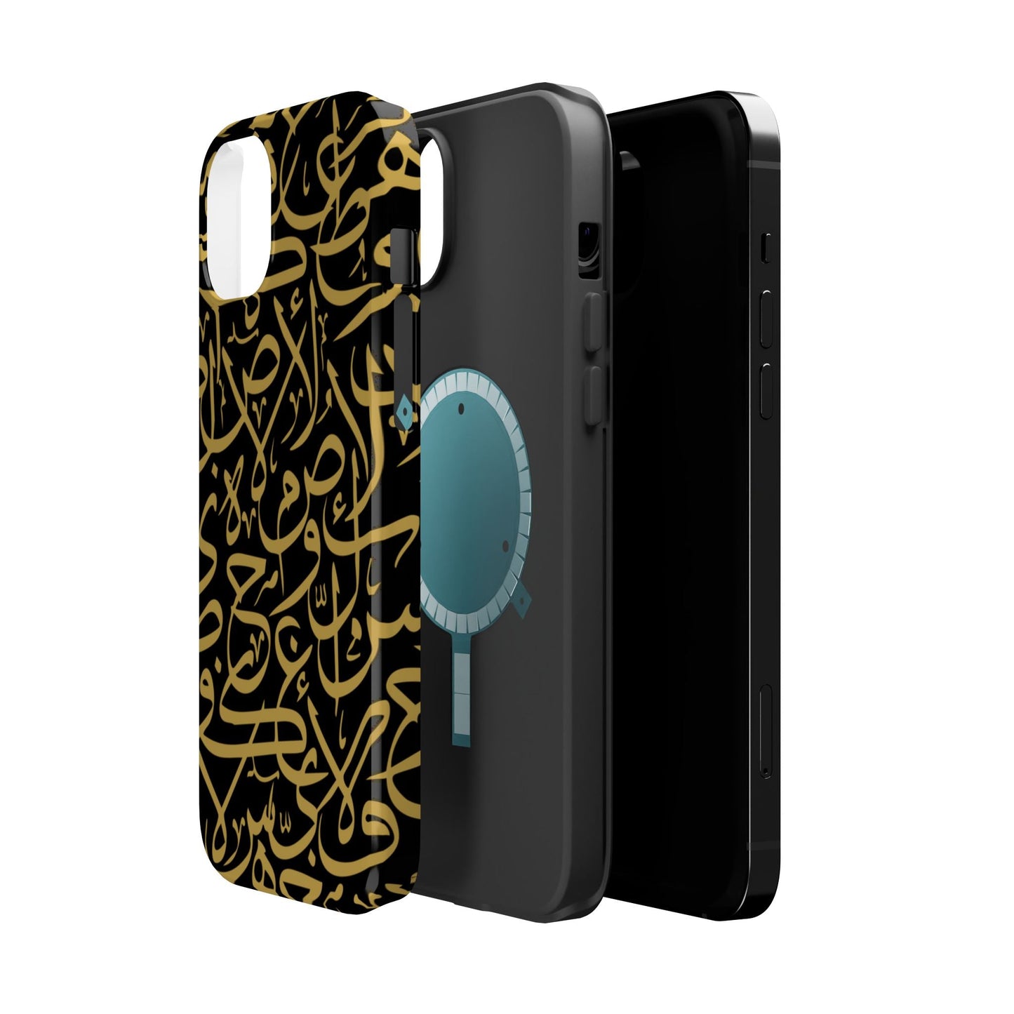 Black and Gold Arabic Letters  Iphone Magnetic Tough Cases