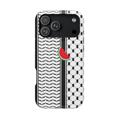 Kufieh Geometric Design Iphone Magnetic Tough Case book cover