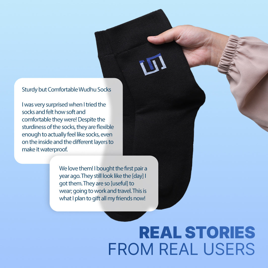 The Wudhu Socks: Year-Round Socks for Ablution