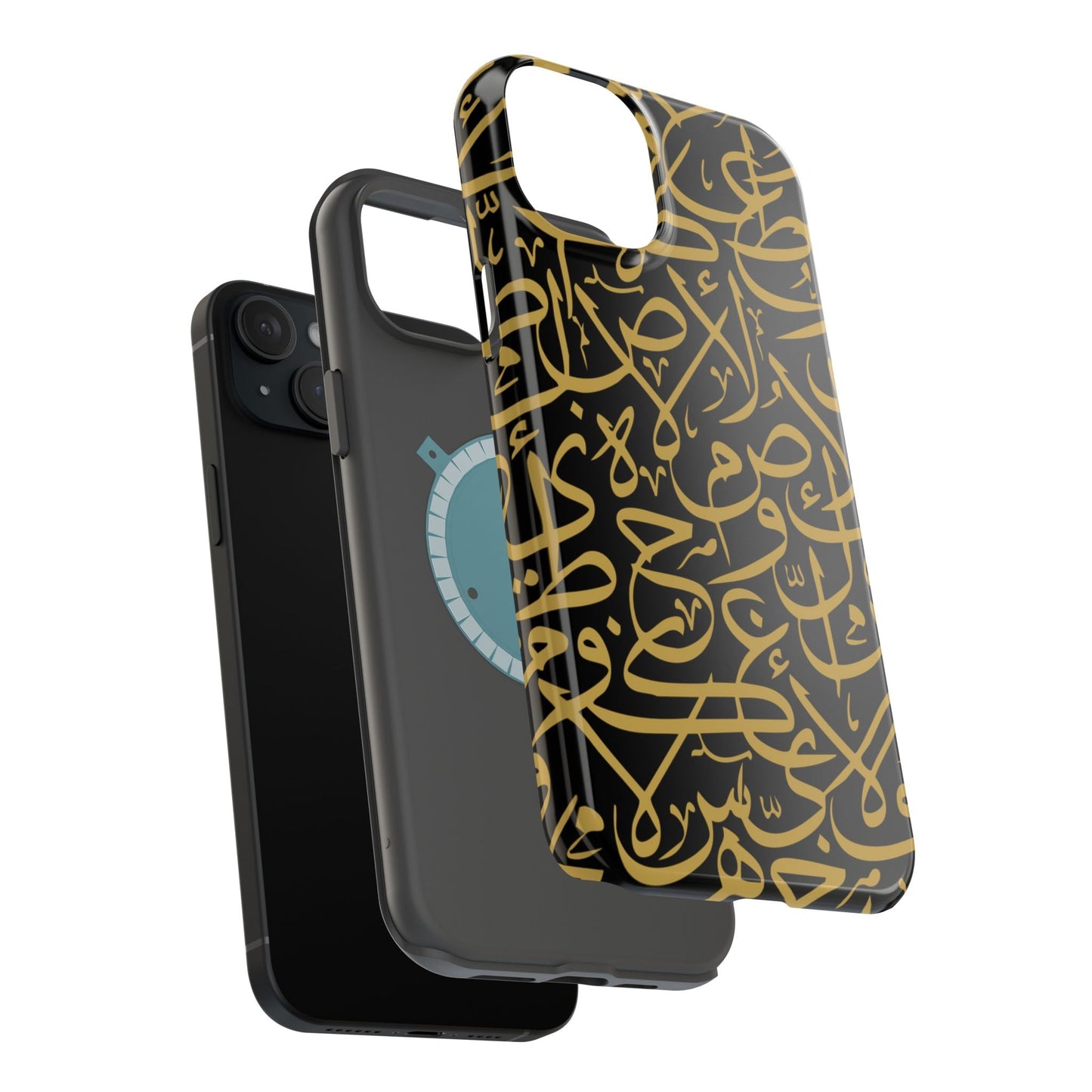 Black and Gold Arabic Letters  Iphone Magnetic Tough Cases