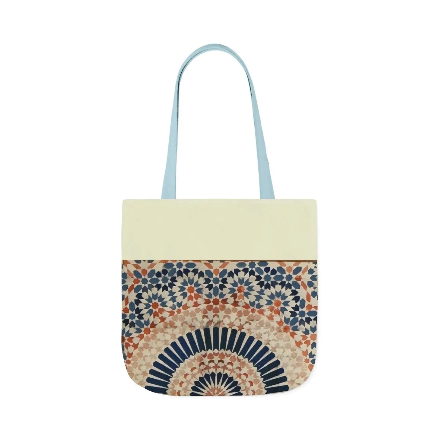 Moroccan Design Tote Bag, 3-Color Straps book cover