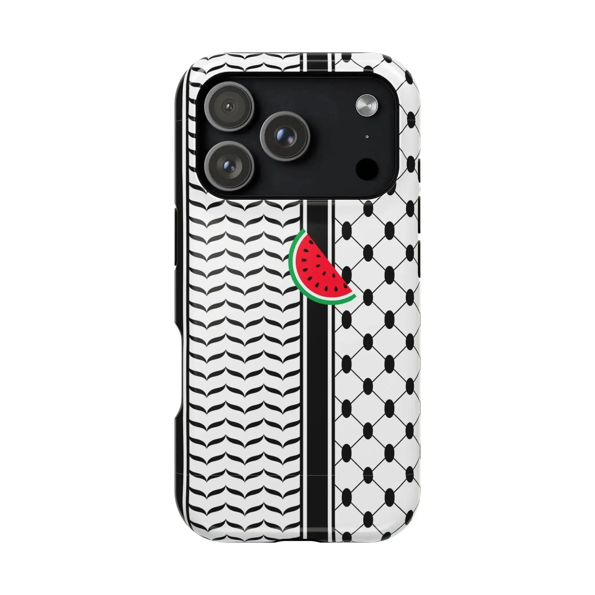 Kufieh Geometric Design Iphone Magnetic Tough Case book cover