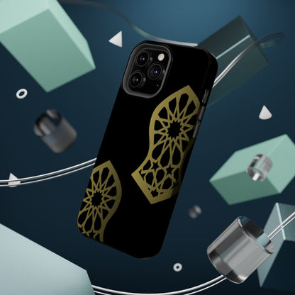 Grey and Gold Sandala Design Iphone Magnetic Tough Cases