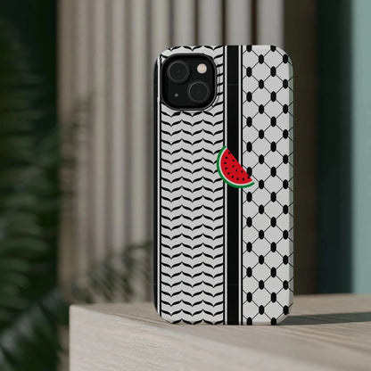 Kufieh Geometric Design Iphone Magnetic Tough Case book cover
