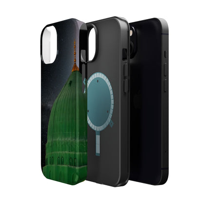 Green Dome  Design Iphone Magnetic Tough Cases