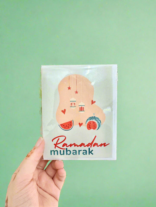 Ramadan Watermelon Greeting Card