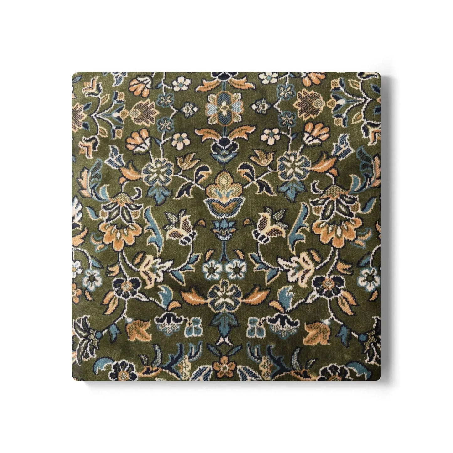 Rawdah  Pattern Ceramic Coaster, Stylish Drinkware, Home Decor, Gift for Housewarming, Coffee Table Accessory