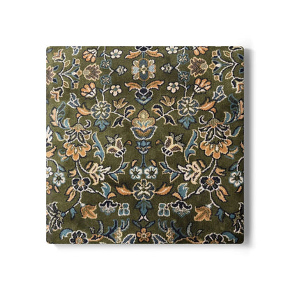 Rawdah  Pattern Ceramic Coaster, Stylish Drinkware, Home Decor, Gift for Housewarming, Coffee Table Accessory