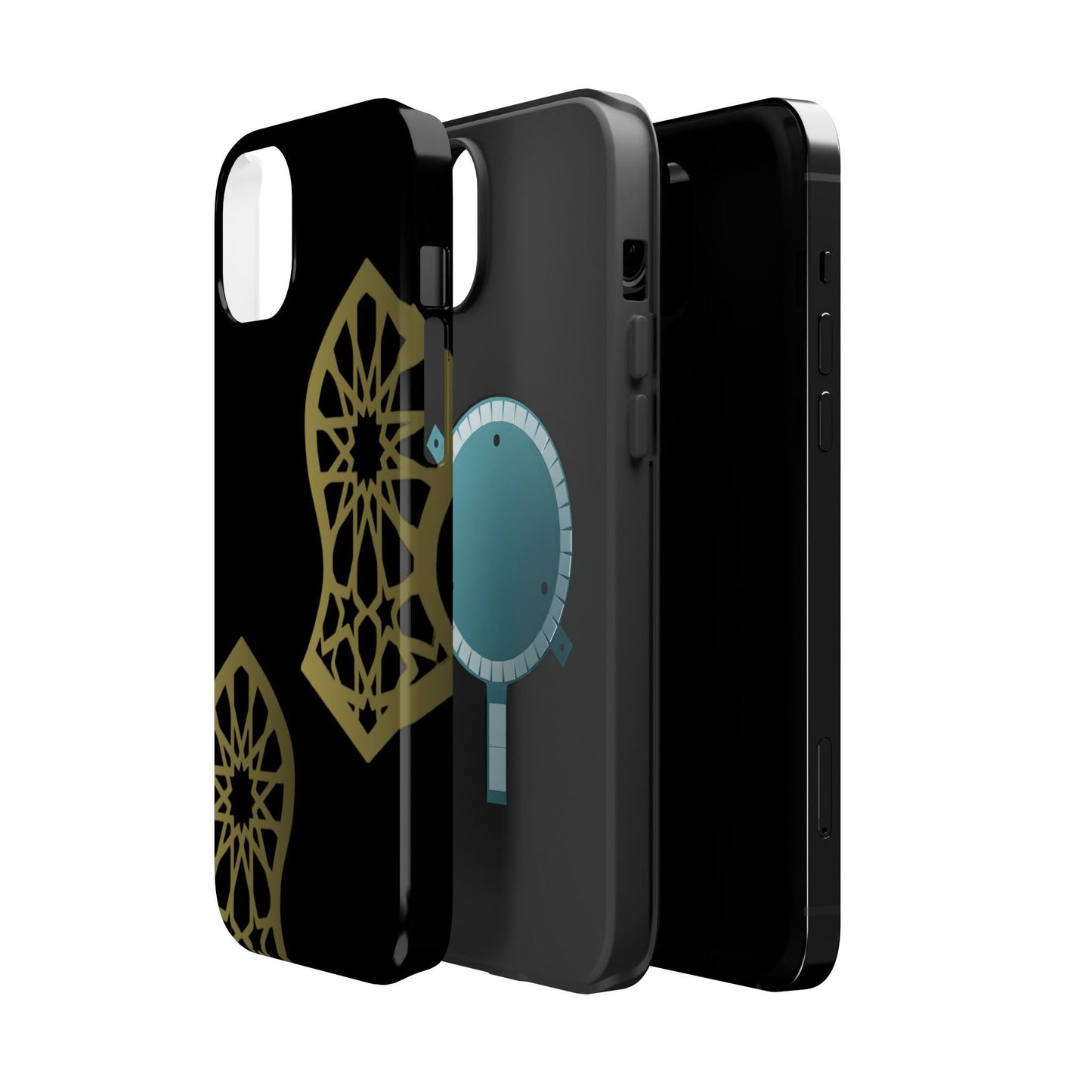 Grey and Gold Sandala Design Iphone Magnetic Tough Cases