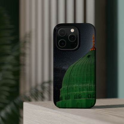 Green Dome  Design Iphone Magnetic Tough Cases