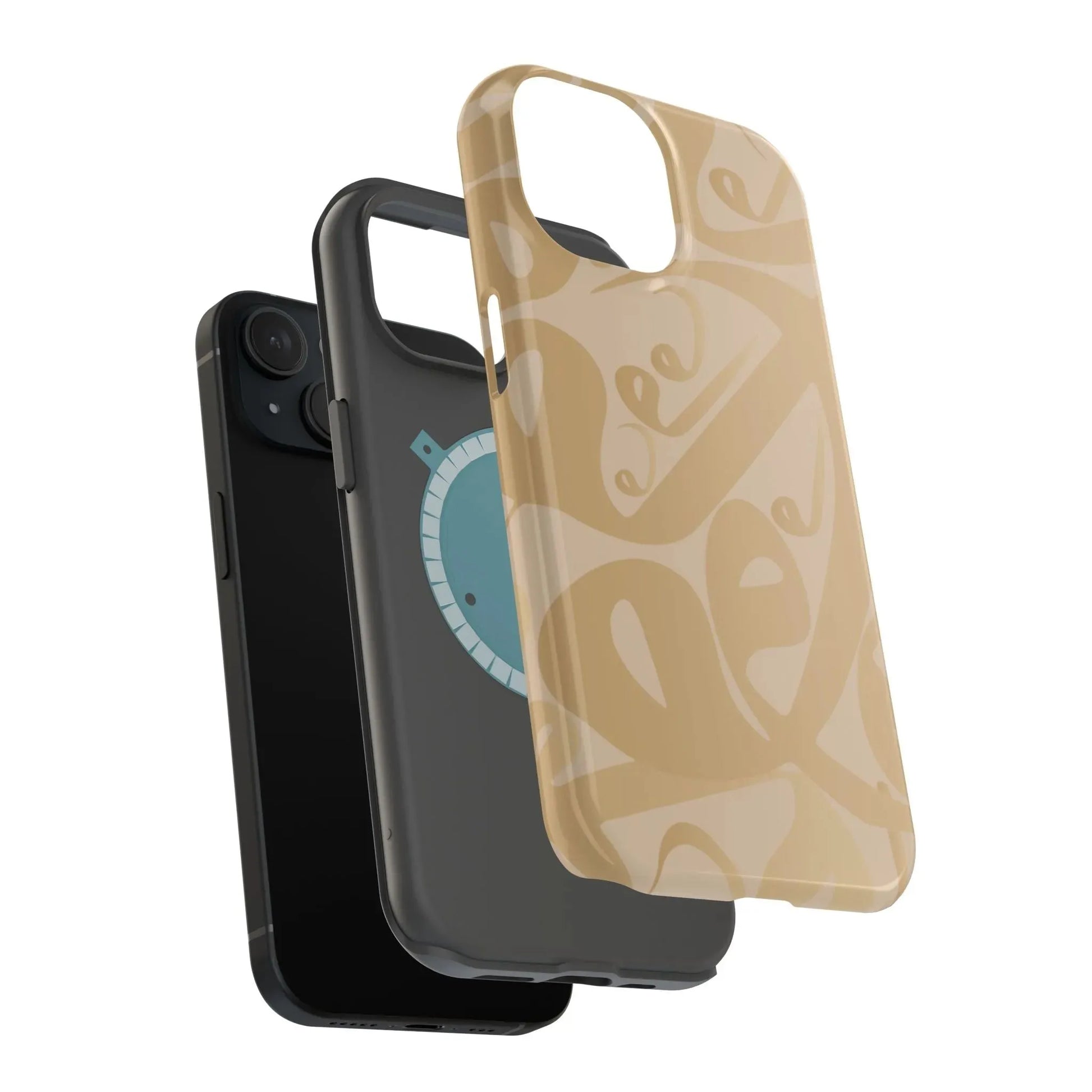 Waw " Design - Iphone Magnetic Tough Case book cover