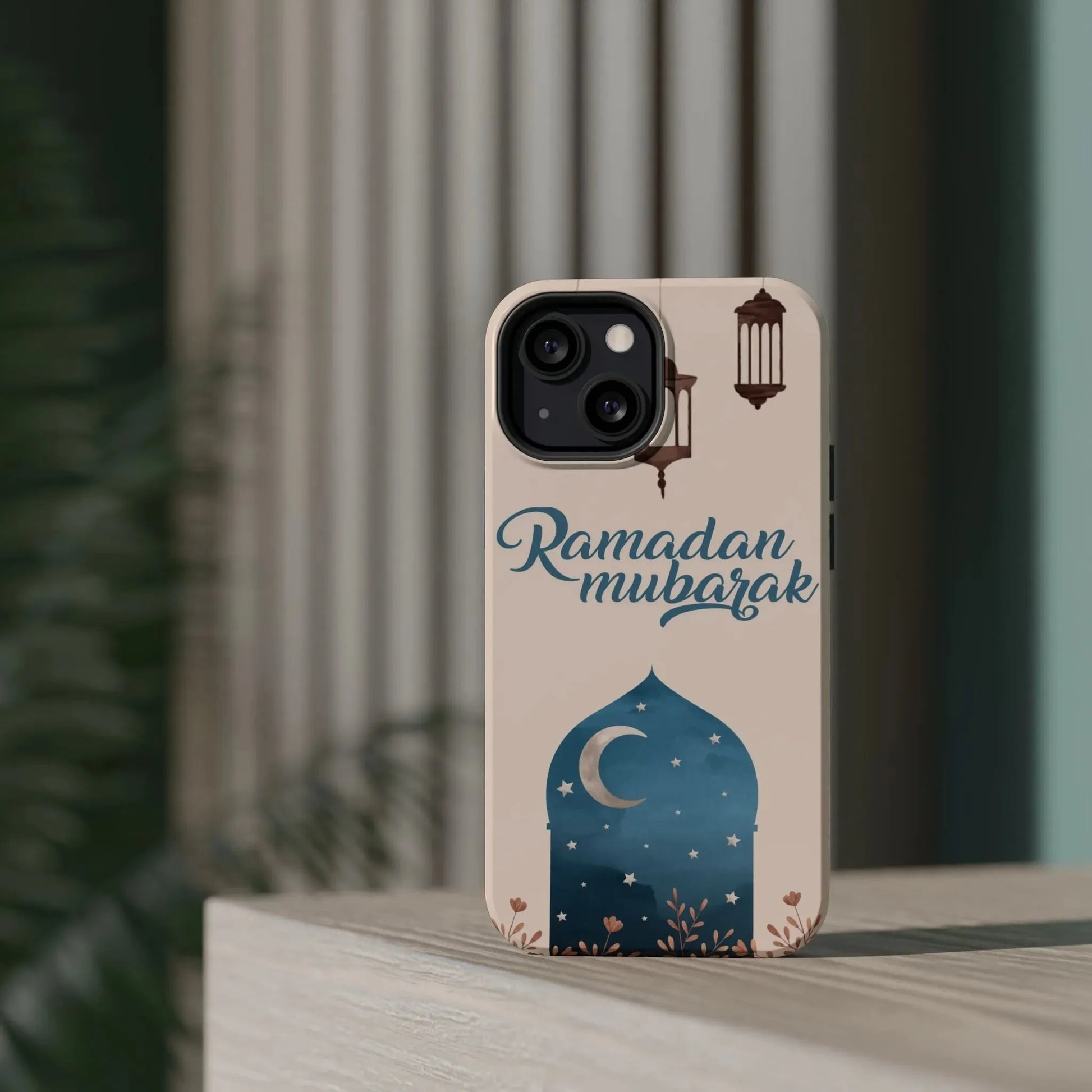 Ramadan Mubarak Design - Iphone Magnetic Tough Case book cover