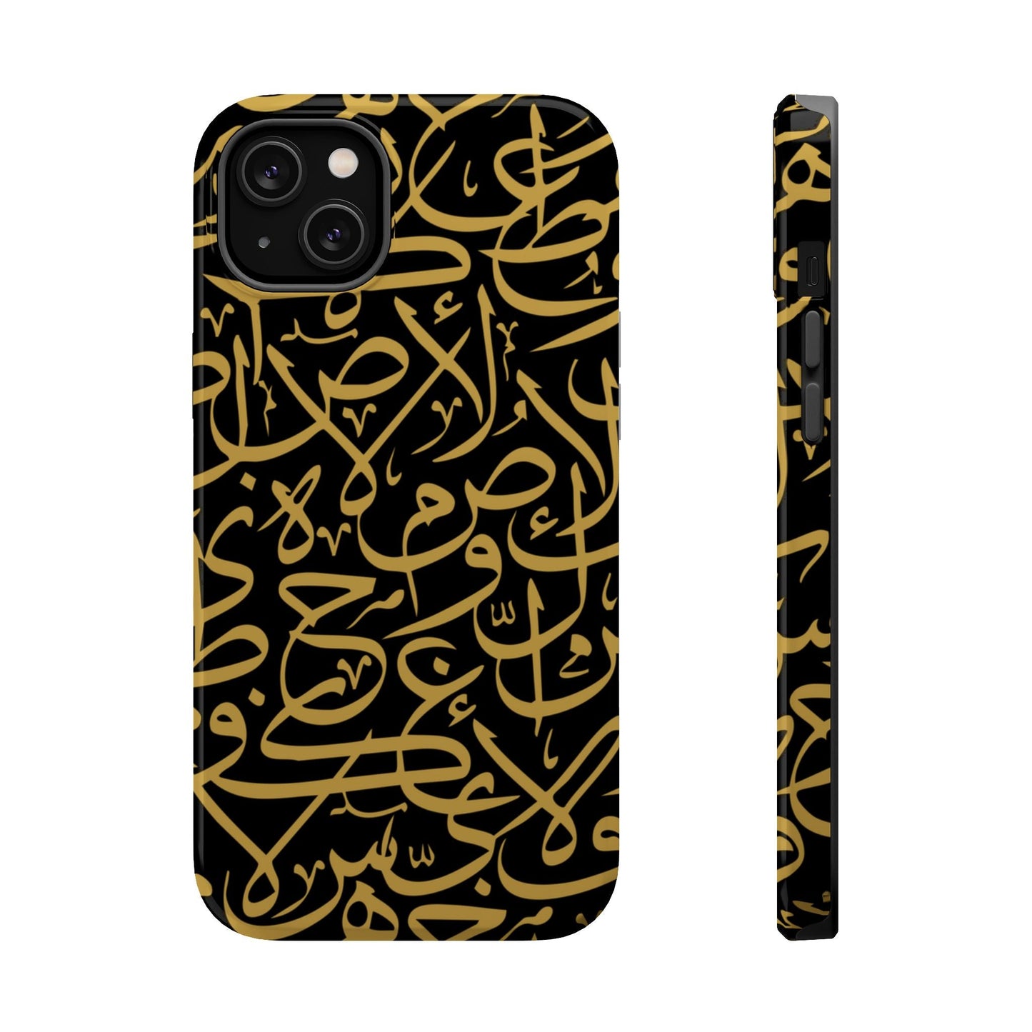 Black and Gold Arabic Letters  Iphone Magnetic Tough Cases