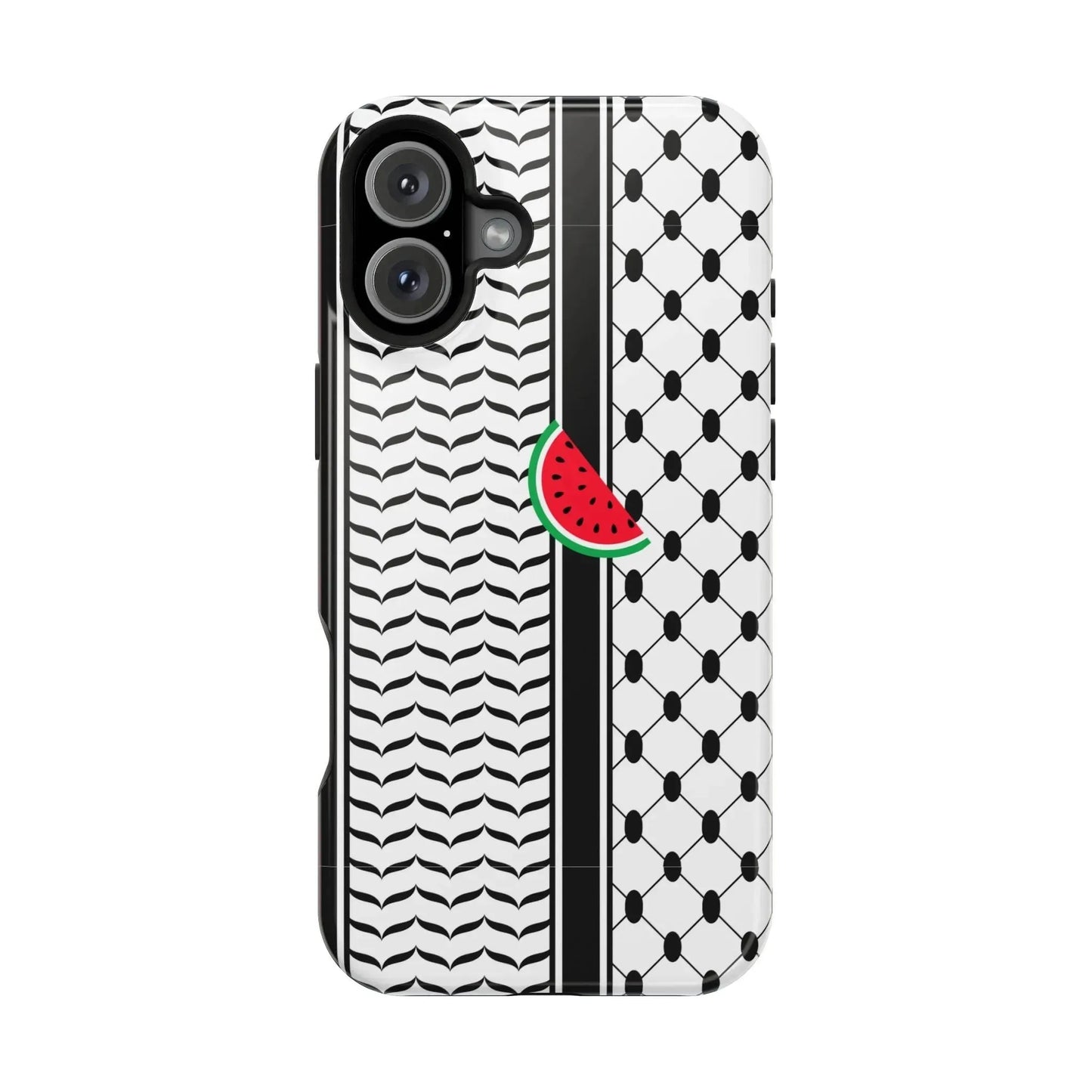 Kufieh Geometric Design Iphone Magnetic Tough Case book cover