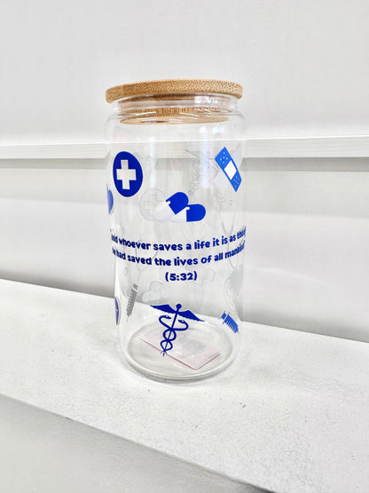 Muslim in Healthcare - Coffee Glass with Lid