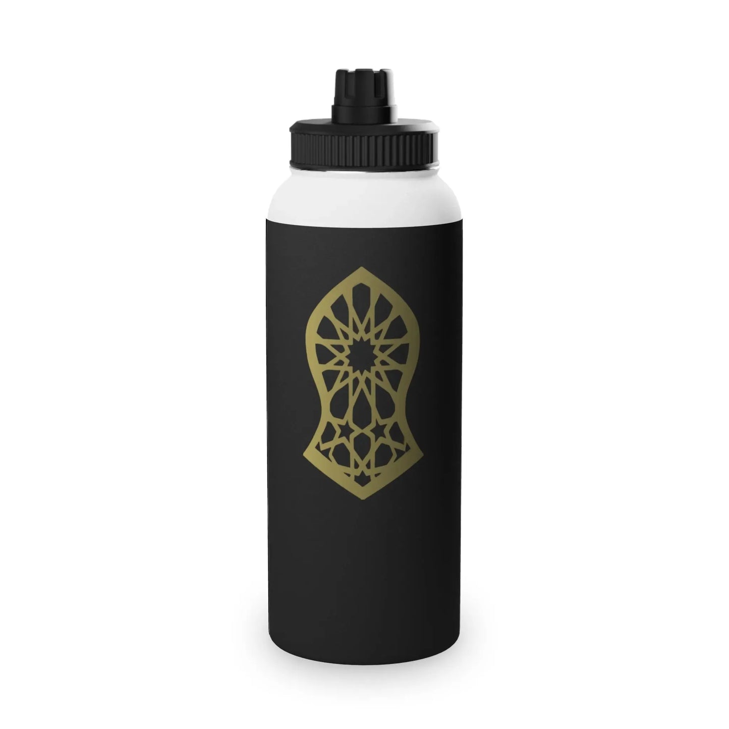 Sandala Stylish Stainless Steel Water Bottle with Sports Lid book cover