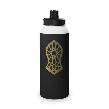 Sandala Stylish Stainless Steel Water Bottle with Sports Lid book cover