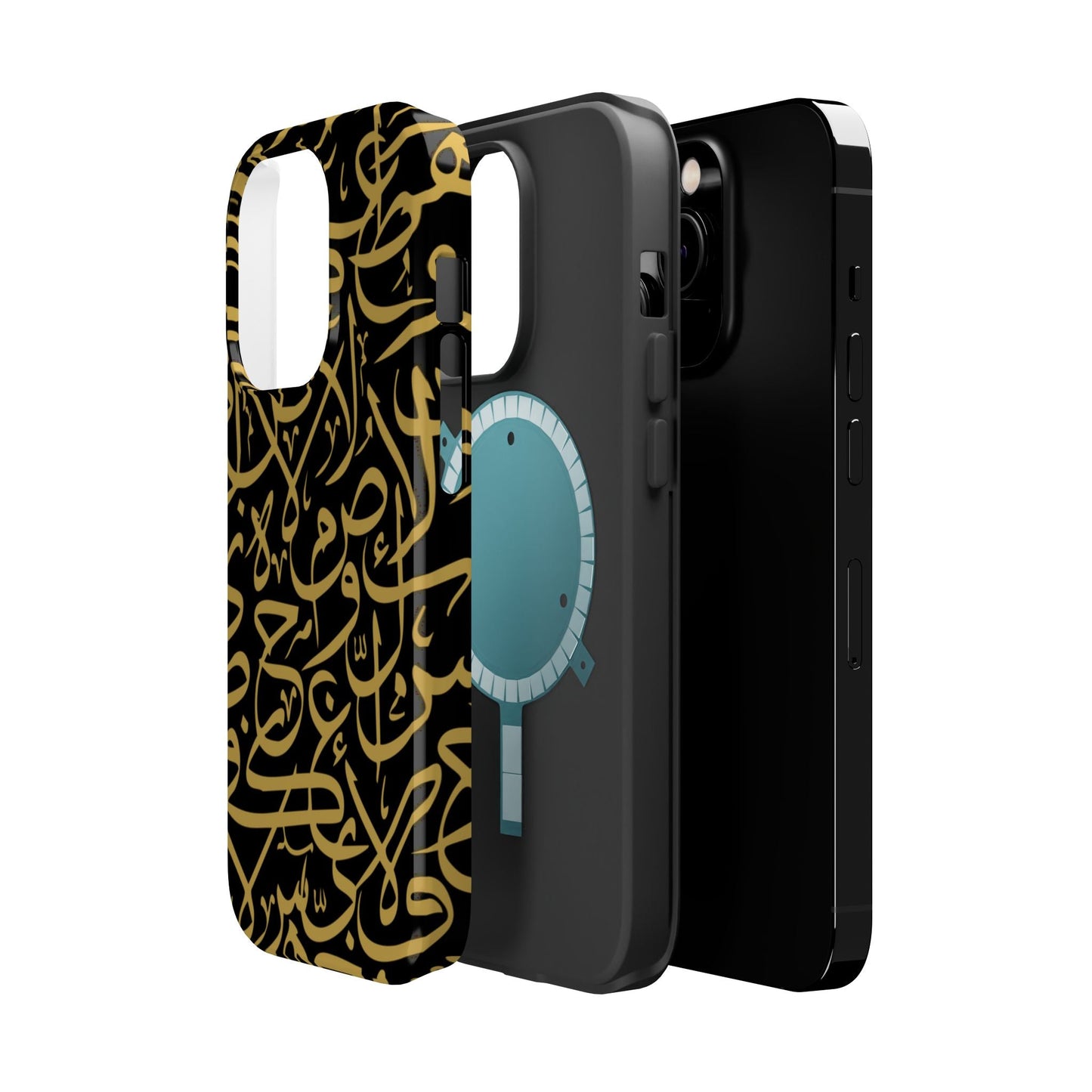Black and Gold Arabic Letters  Iphone Magnetic Tough Cases
