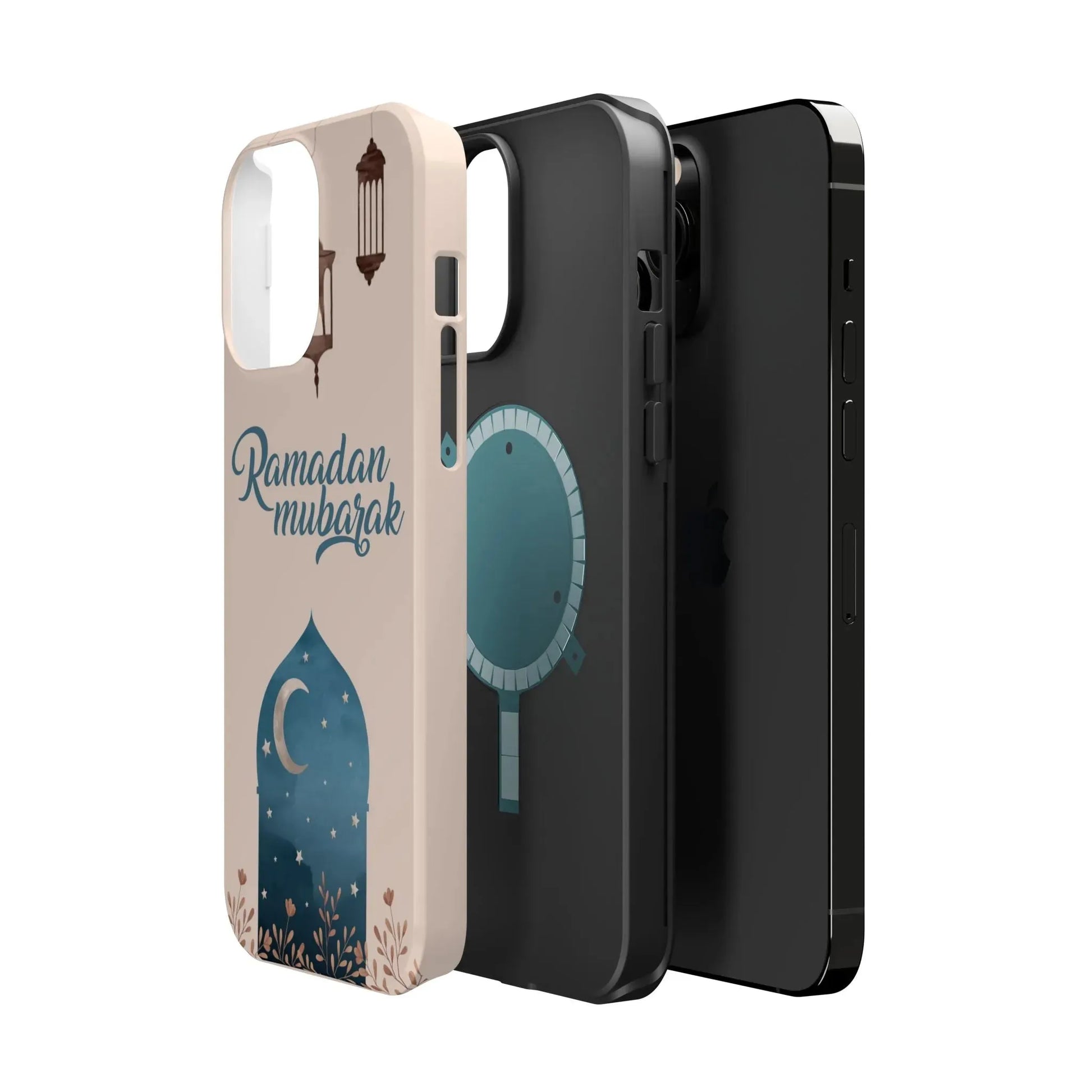 Ramadan Mubarak Design - Iphone Magnetic Tough Case book cover