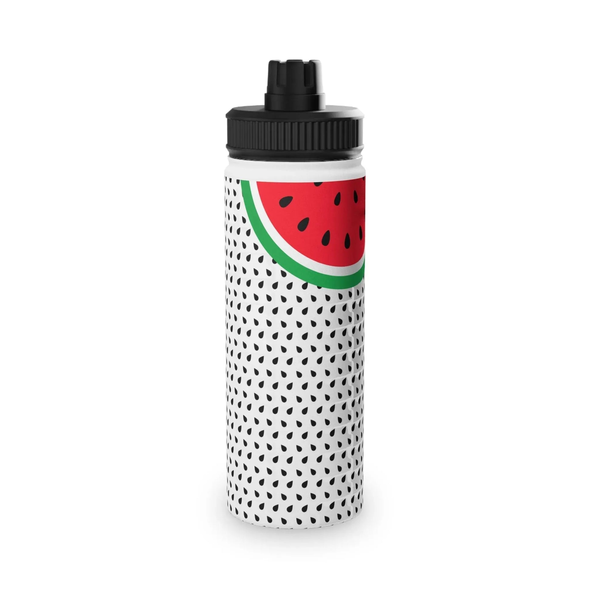Watermelon Stylish Stainless Steel Water Bottle with Sports Lid book cover