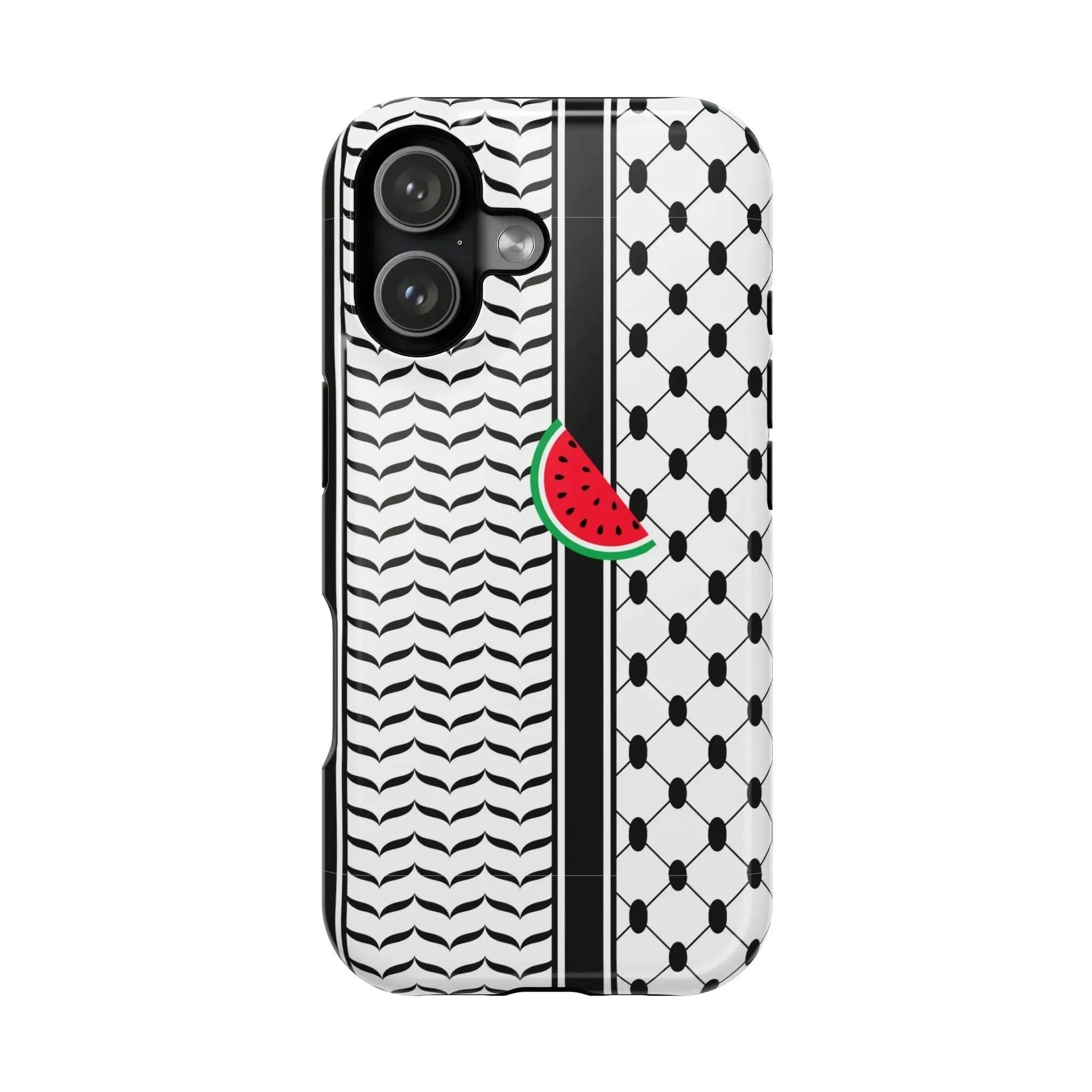 Kufieh Geometric Design Iphone Magnetic Tough Case book cover