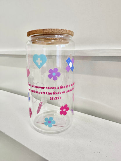 Muslim in Healthcare - Coffee Glass with Lid