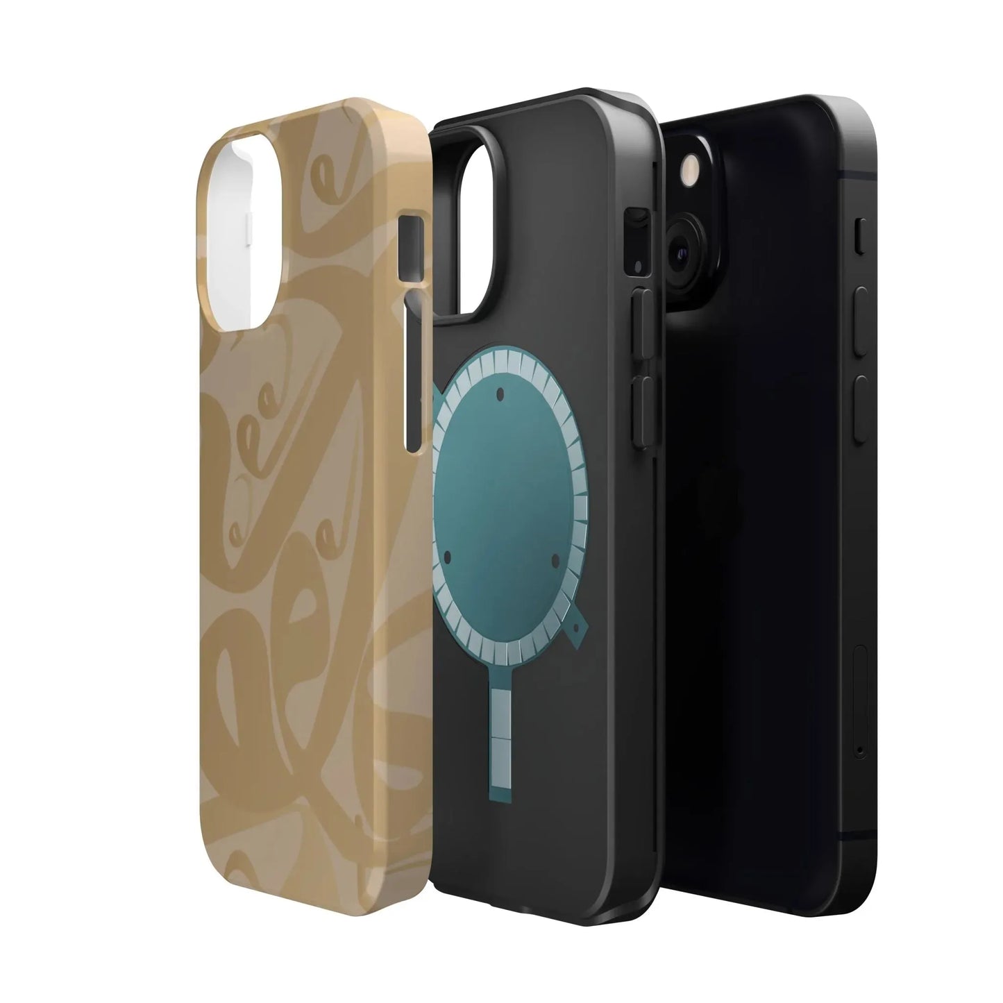 Waw " Design - Iphone Magnetic Tough Case book cover