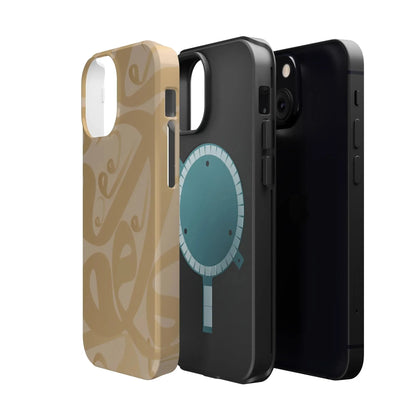 Waw " Design - Iphone Magnetic Tough Case book cover