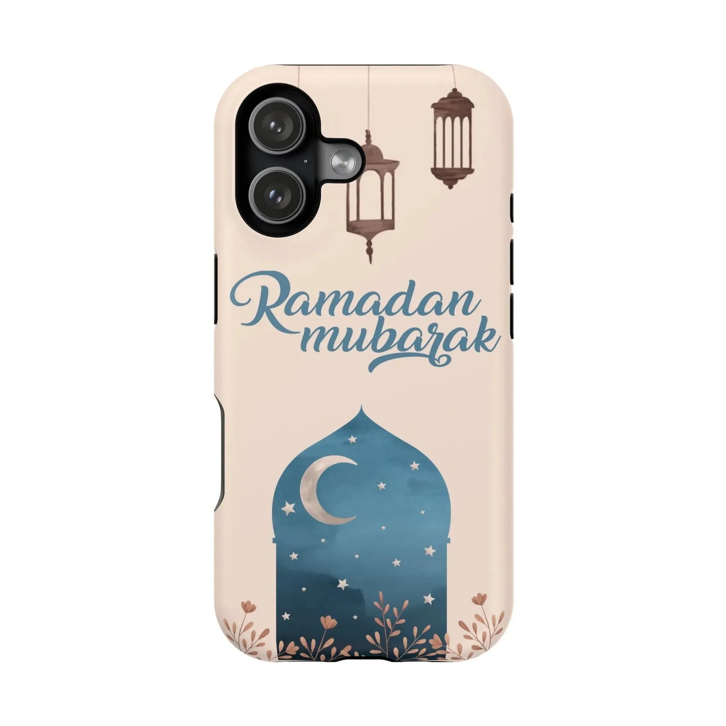 Ramadan Mubarak Design - Iphone Magnetic Tough Case book cover