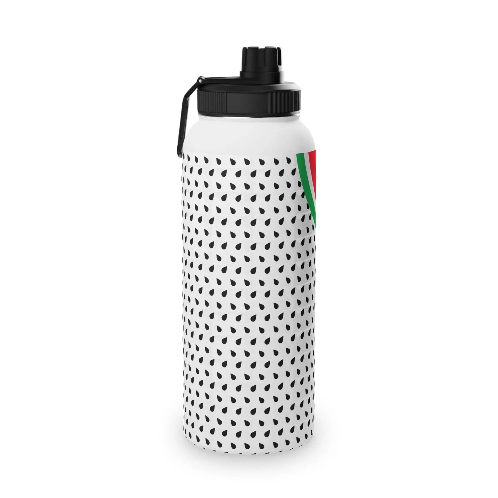 Watermelon Stylish Stainless Steel Water Bottle with Sports Lid book cover