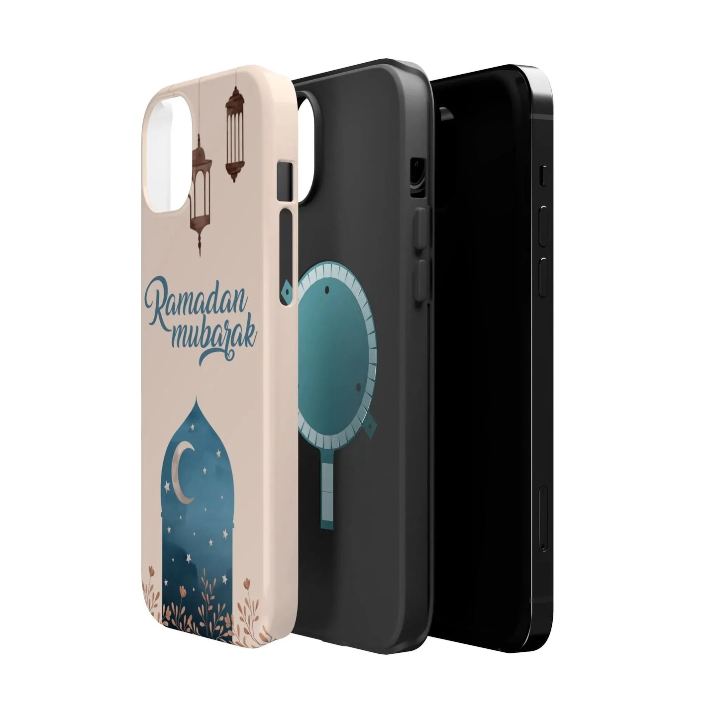 Ramadan Mubarak Design - Iphone Magnetic Tough Case book cover