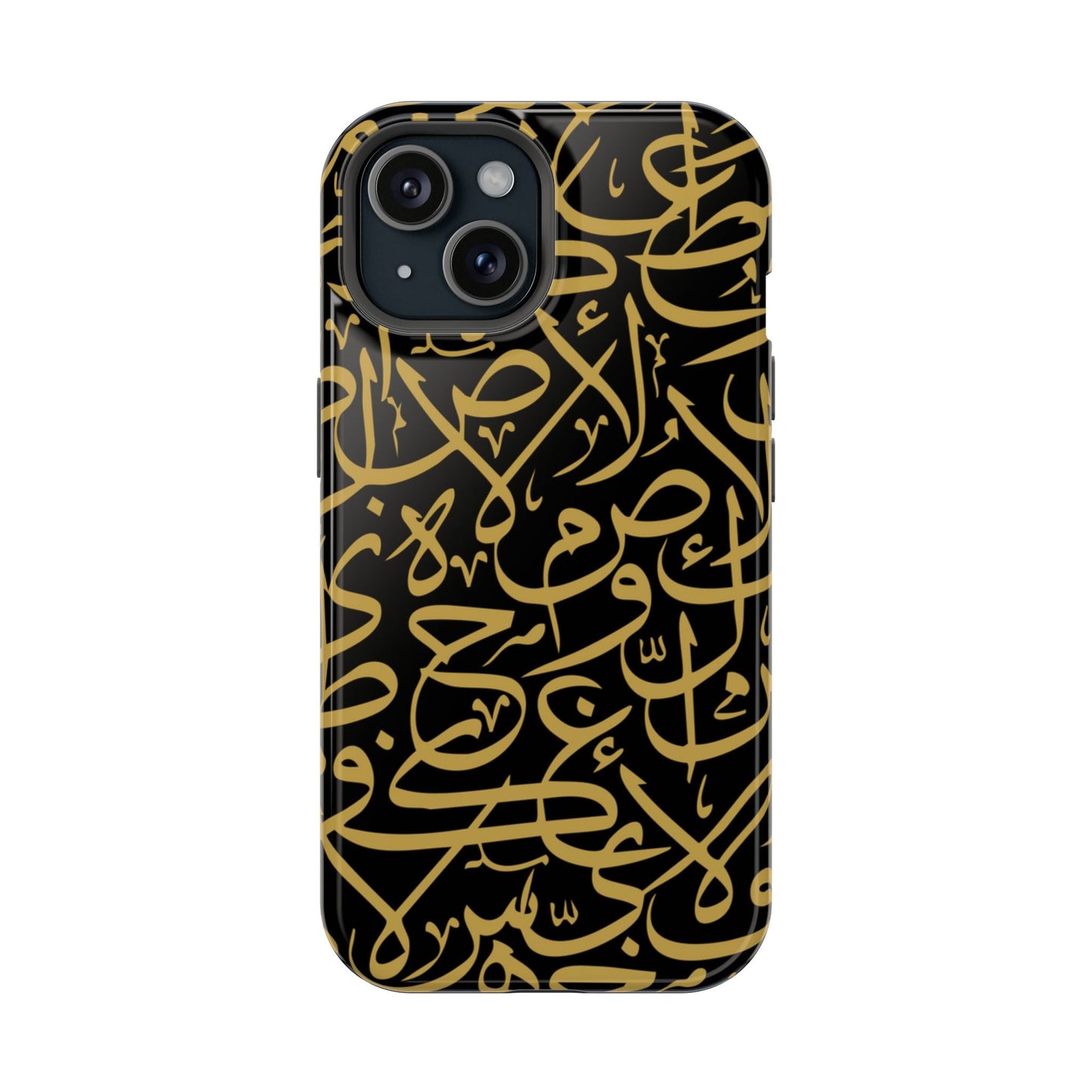 Black and Gold Arabic Letters  Iphone Magnetic Tough Cases
