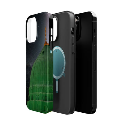 Green Dome  Design Iphone Magnetic Tough Cases