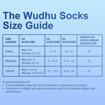 The Wudhu Socks: Year-Round Socks for Ablution