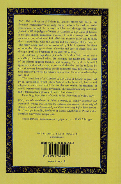 A Collection of Sufi Rules of Conduct