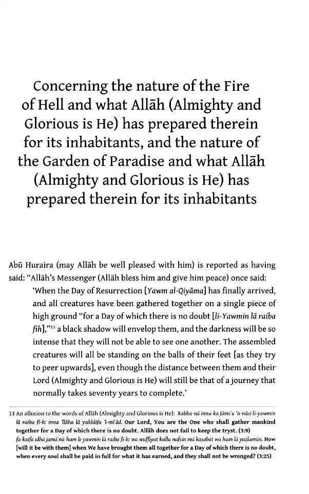 A Concise Description of Jannah & Jahannam : the Garden of Paradise and the Fire of Hell