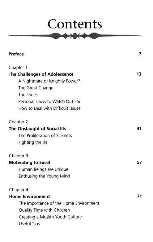 A Guide to Parenting in Islam: Addressing Adolescence Taha Publishers