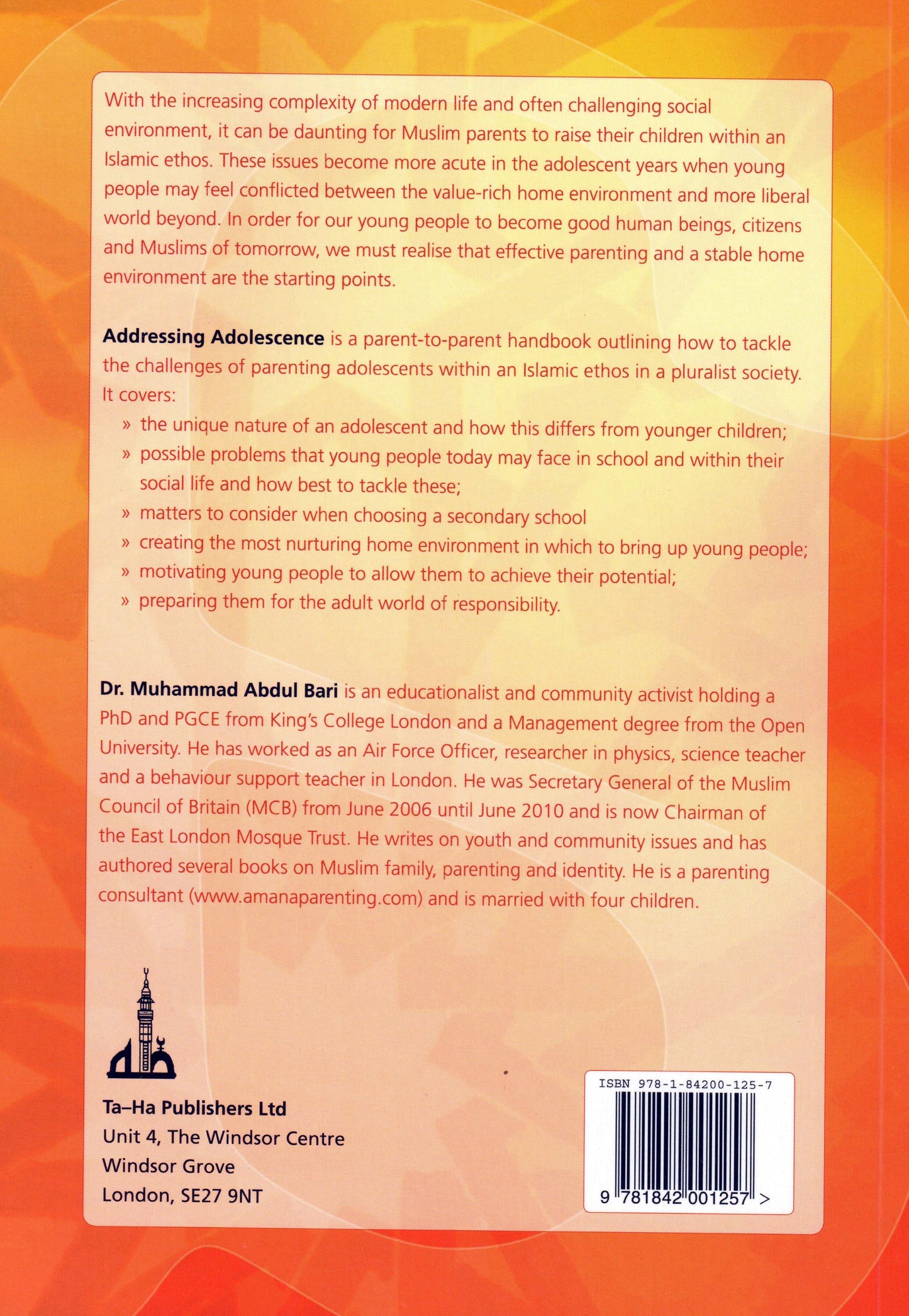 A Guide to Parenting in Islam: Addressing Adolescence