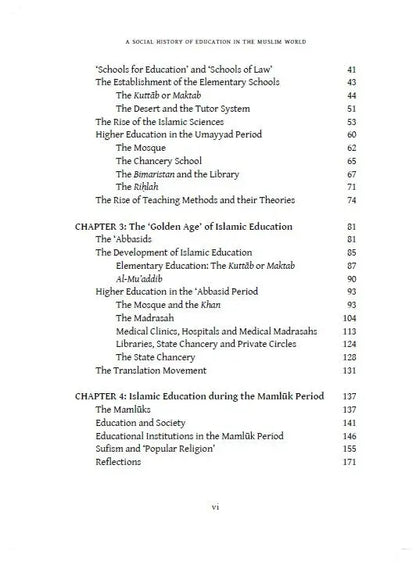 A Social History Of Education In The Muslim World Taha Publishers