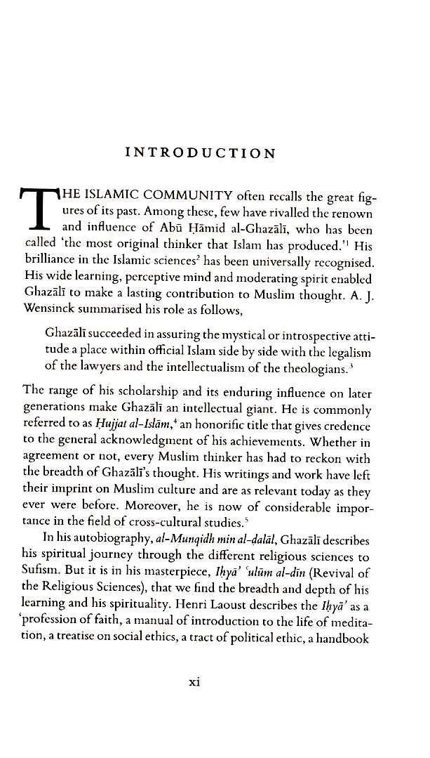 Al-Ghazali on Patience and Thankfulness Book XXXII of the Revival of the Religious Sciences (Ihya' 'Ulum al-Din)