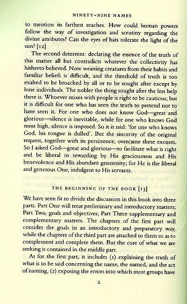Al-Ghazali on the Ninety-nine Beautiful Names of God Islamic Texts Society