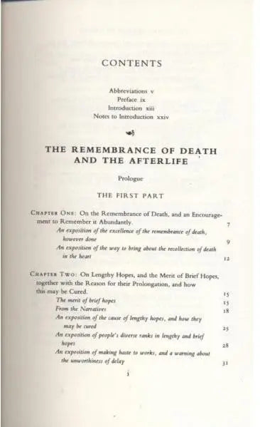 Al-Ghazali on the Remembrance of Death and the Afterlife