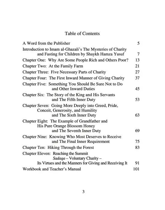 Al-Ghazali: The Mysteries of Charity & Fasting For Children - Books 5 & 6: (Incl. Workbooks & Teacher’s manual)