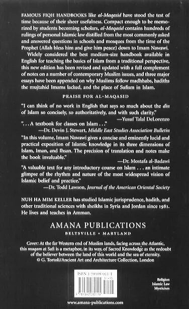 Al-Maqasid: Imam Nawawi's Manual of Islam - Revised and Expanded Edition Amana Publications