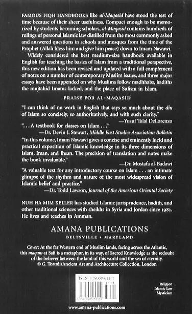 Al-Maqasid: Imam Nawawi's Manual of Islam - Revised and Expanded Edition Amana Publications