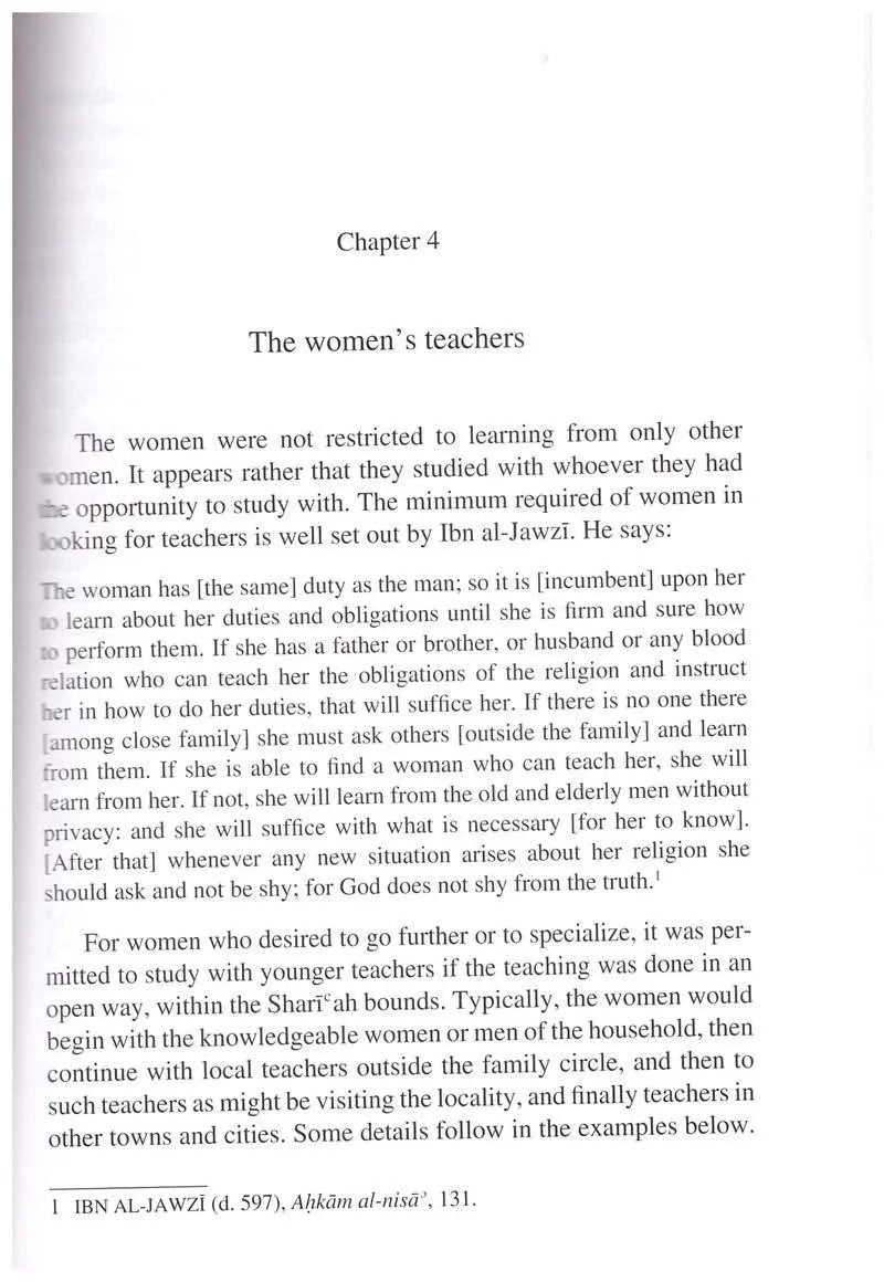 Al-Muhaddithat : The Women Scholars in Islam