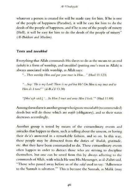 Al-Ubudiyyah: Being a True Slave of Allah Taha Publishers